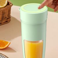 Harga Pabrik China 380ml PP+ABS Enam Bilah OEM Warna USB Baterai 1300mAh Mini Juicer untuk Peralatan Rumah Tangga dengan Sampel Gratis