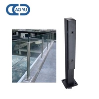 304 316 support de main courante en verre inoxydable monté réglable main courante d'escalier pince de support en verre sans cadre