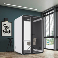 Cabines d'intimité mobiles de conception moderne UNIBOOTH, durables, insonorisées, installation rapide en modules, personnalisables, bureau, hôtel, salon