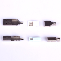 Kabel USB kecepatan tinggi untuk printer AM BM 1m 5m pilihan Panjang Jaket PVC dicetak fitur kepang untuk pengisian daya Bank