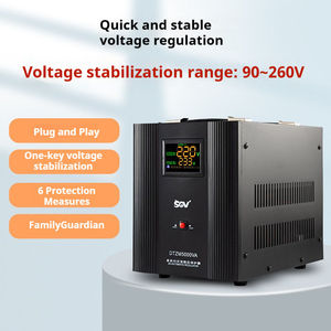 AC 자동 전압 조정기/안정기 디지털 단상 220V 6KW 10KW 릴레이 전압 조정기/안정기 - Product Image 3
