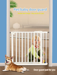 Kinder sicherheits tür Nicht perforiertes Haustier Hund Isolation Zaun Treppe Leitplanke Schutz geländer Easy Baby Safety <span class=keywords><strong>Gate</strong></span> - Product Image 4