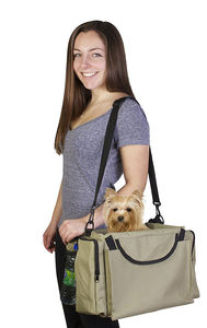 Borsa Trasportino Portatile <span class=keywords><strong>per</strong></span> Animali Domestici da Esterno, <span class=keywords><strong>Cestino</strong></span> Anteriore <span class=keywords><strong>per</strong></span> <span class=keywords><strong>Bicicletta</strong></span> <span class=keywords><strong>per</strong></span> <span class=keywords><strong>Cani</strong></span> di Piccola Taglia, Sicuro, Traspirante, Borsa da Viaggio Staccabile - Product Image 3
