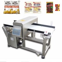 Détecteur de métaux pour convoyeur de transformation alimentaire, haute sensibilité, multifréquence, écran LCD couleur, IP65, qualité alimentaire, taille personnalisée, OEM