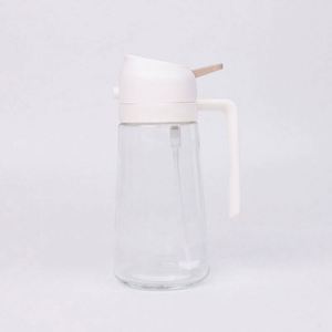 Botella de Spray para Aceite 2 en 1 con Diseño Ecológico, Rociador de Aceite de Oliva de Vidrio y Cepillo de Silicona para Uso en la Cocina - Product Image 5