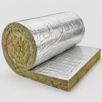 Couverture en laine de roche ignifuge et insonorisante à prix abordable pour la préservation de la chaleur et la réduction du bruit des conduits d'air CVC