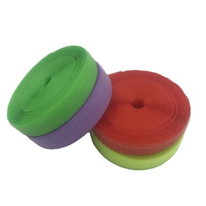 Top Grade Colorful Soft <b>Hook</b> and Loop Fasteners 100% Nylon Sewing <b>Hook</b> and Loop Fastener Tape Sew on <b>Hook</b> and Loop Tape - Product Image 1