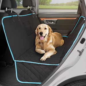Funda Protectora para Asiento Trasero de Coche para Perros, Tipo Hamaca, con Bolsillo de Almacenamiento y Costuras Antideslizantes - Product Image 2