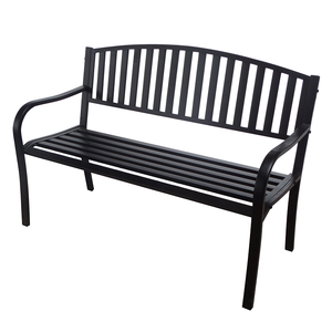 Hot <b>Sale</b> Promotion Kingjoy C18001 128cm Stainless Steel Traditional Modern Eco-Friendly 4-Seater Outdoor Patio <b>Bench</b> - Product Image 1