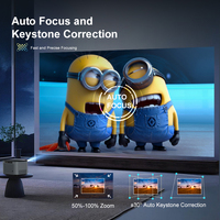 4K Video 3D akıllı Android TV cep telefon projektörü Mini cep ev projektörler kablosuz Led LCD Proyector taşınabilir WiFi Beamer
