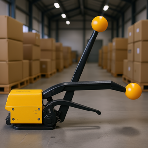 Outil de cerclage manuel en acier inoxydable 3 en 1 : tendeur, sertisseur et coupeur pour emballage, bande métallique de 0,5 à 1,5 mm de largeur, 9 à 12 mm - Product Image 2