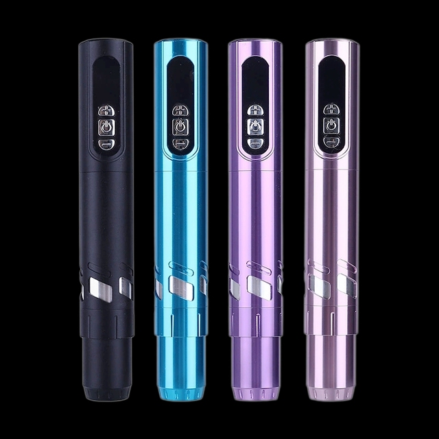 Lightweight Battery Pen Permanent Makeup Tattoo Machine 2cm Slim Thin Electric Wireless Microblade Microshade PMU Supplies