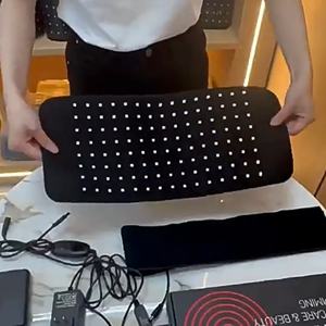 แผ่นประคบร้อนแสงสีแดงกันน้ำ บรรเทาอาการปวดหลัง พร้อมที่นอนบำบัดด้วยแสง และเข็มขัดบำบัดด้วยแสงสีแดงแบบชาร์จไฟได้ - Product Image 5