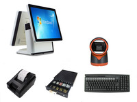 15 + 11,6 '', оптовая продажа, набор Pos-систем, Pc, Win Dows, кассовый аппарат для ресторанов, сенсорный экран, Pos-системы, кассовый аппарат