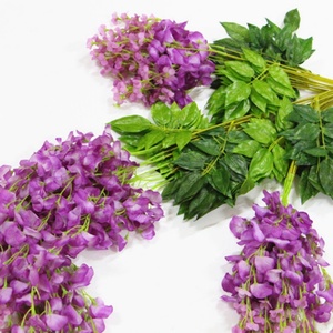 Guirnaldas de Flores Artificiales Decorativas Coloridas para Pared Verde, Decoración de Pared para Bodas, Guirnalda de Flores Colgante para Pared - Product Image 2