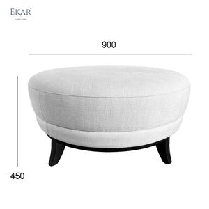 EKAR <span class=keywords><strong>Luna</strong></span> Luxe Pouf personnalisé | Sièges de luxe personnalisables pour les maisons modernes - Product Image 3