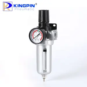 SFR-200 1/4 SFR-300 <span class=keywords><strong>3</strong></span>/8 SFR-400 1/<span class=keywords><strong>2</strong></span> Kompresor Udara Penghilang Kelembapan Air Oli Pelumas Filter Tembaga Regulator Pengatur Tekanan Udara - Product Image 6