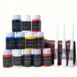 Peinture pour cuir de qualité supérieure, 12 couleurs, haute couverture, peinture pour les bords, teinture pour cuir, pour sièges de voiture, nettoyage des baskets, nettoyage des chaussures, canapé en cuir, bricolage - Product Image 1