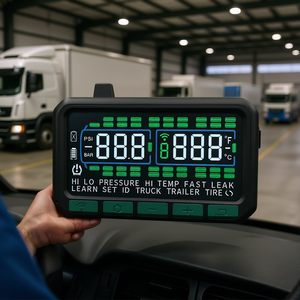 Sensor de Presión de Neumáticos con Pantalla Digital, 14 Ruedas, para Camiones y Autobuses, Monitoreo Externo, 433MHz - Product Image 2