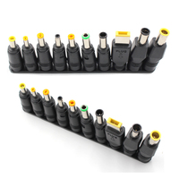 34PCS Universal Jack Tips Set pour Chargeur DC Plug Kit Ordinateur Portable Connecteur Adaptateur Secteur