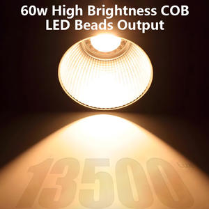 Lumière de remplissage YM-S60 60W COB charge lumière caméra extérieure tir beauté diffusion en direct projecteur de photographie portable - Product Image 2