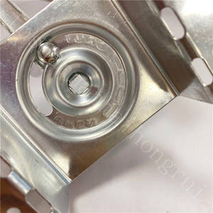 주거용 상업용 병원 및 학교용 손잡이가 있는 아연 도금 강철 사분면 댐퍼 핸들 플레이트 HVAC 원형 댐퍼 - Product Image 5