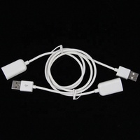 Câble d'extension USB 2.0 mâle-femelle de 1M/2M pour la charge et le transfert de données, conducteurs en cuivre pur, gaine en PVC, pour ordinateur/carte mère/imprimante