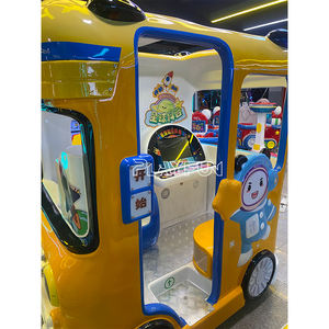 Оптовая продажа: Игровой автомат для детей «Автобус» с монетоприемником, 2 игрока, HD LED сенсорный экран, 10 игр, для помещений - Product Image 4