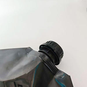 Bolsa de plástico PE brillante de 10L, resistente a la corrosión, inodora, con boquilla, asa y tapa grande para líquidos alcohólicos y químicos. - Product Image 2