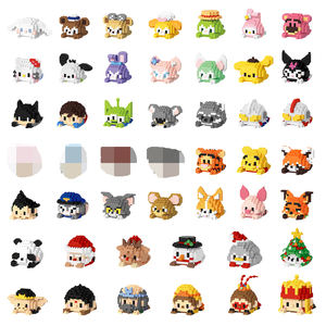 Bloques de Construcción de Partículas Pequeñas de Micro Diamante Alienígena, Juguetes de Regalo para Niños, Dibujos Animados de Animales Lindos, Sanrioes, Viaje al Oeste, Ideal para Regalo - Product Image 2