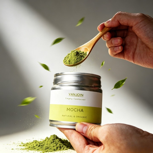 Envase Metálico <span class=keywords><strong>de</strong></span> Lujo en Negro Mate y <span class=keywords><strong>Blanco</strong></span>, Apto para Alimentos, para <span class=keywords><strong>Café</strong></span> en Polvo, Té, Matcha, 40g, 150g, 350g, Listo para Enviar - Product Image 2