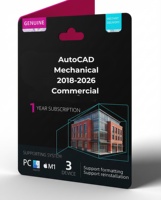 Software Comercial de Diseño Mecánico AutoCAD DIGILICEN Personalizado, Licencia de 1 Año, Disco DVD, Instalación para 3 PC, Herramienta de Dibujo, Envío Gratuito