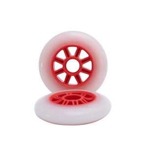 Rueda de Patinaje de Velocidad de patines en línea profesionales de fórmula PU de alta elasticidad personalizada de <span class=keywords><strong>100mm</strong></span> para rueda de patín en línea - Product Image 3
