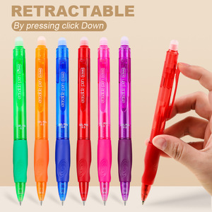 Bolígrafo de tinta de Gel borrable RTS de 12 colores, surtido de puntas de bala, marcador mágico de calor colorido, bolígrafo de prensa borrable rosa, púrpura y amarillo - Product Image 3