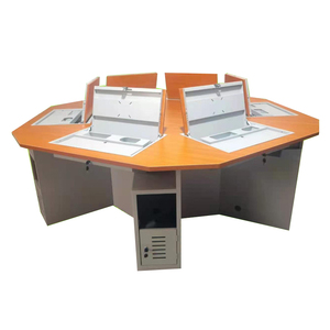 Student Computer Lab Tafel Met Vouwscherm Geschikt Voor School Computerkamers Digitale Klaslokalen - Product Image 3