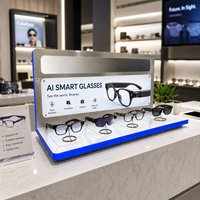 Support d'affichage personnalisé en acrylique pour lunettes intelligentes IA, présentoir de comptoir pour magasin de détail
