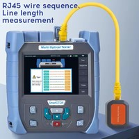 Réflectomètre optique temporel (OTDR) XUNKAI monomode multimode 9-en-1 multifonction 100 km avec OPM et VFL pour FTTH, garantie 1 an