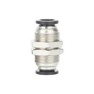 Pm <b>Quick</b> <b>Connector</b> Straight Through Board Pneumatic Plate <b>Connector</b> Copper Threaded Fittings 4 6 8mm - Product Image 4