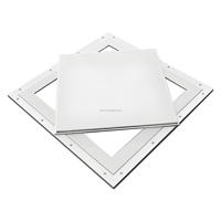 Panneau d'accès caché, panneau d'accès à double bord en aluminium, couvercle décoratif de climatisation centrale