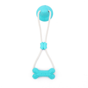 Quan Ba Wang Dog Chew Toy With Suction <b>Cup</b> And Pull Rope TPR Material Boredom Buster For <b>Large</b> Dogs - Product Image 5