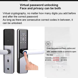Système de serrure de porte Tuya entrée sans clé sécurité automatique mortaise extérieur serrure de porte intelligente Wifi avec usine de reconnaissance faciale 3D - Product Image 5