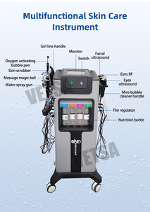 เครื่องขัดผิวหน้าแบบไมโครไฮโดรเดอร์มาเบรชั่นเครื่องลอกผิวด้วยหัวฉีด H2o2เพชรแบบ10อิน1 - Product Image 6