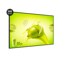 Pantalla Digital LED LCD de Publicidad HUSHIDA de 50 Pulgadas, Pantalla 4K para Centro Comercial/Tienda