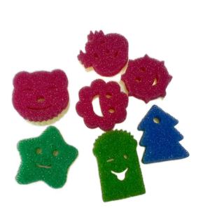 Éponge <span class=keywords><strong>de</strong></span> cuisine <span class=keywords><strong>en</strong></span> <span class=keywords><strong>forme</strong></span> d'arbre <span class=keywords><strong>de</strong></span> Noël, multicolores, avec un visage souriant <span class=keywords><strong>de</strong></span> dessin animé, <span class=keywords><strong>en</strong></span> gros - Product Image 5