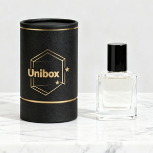 Mini güzellik ambalaj için kabartma ile çevre dostu geri dönüşümlü silindirik kağıt tüp parfüm kutuları - Product Image 4