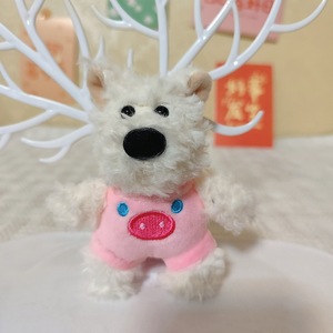 จี้พวงกุญแจรูปสัตว์ยัดนุ่นรูปสุนัขน่ารักพร้อมกระเป๋ารูปการ์ตูน - Product Image 6