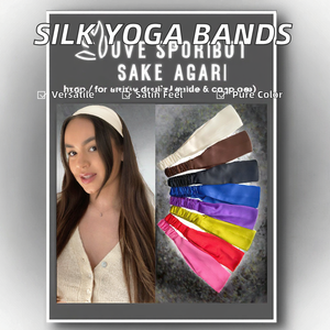 महिलाओं के 8 सेमी ठोस रंग लोचदार खेल कपड़े रेशम साटन हेयरबैंड सरल शैली योग सौंदर्य हेडबैंड उपहार - Product Image 2