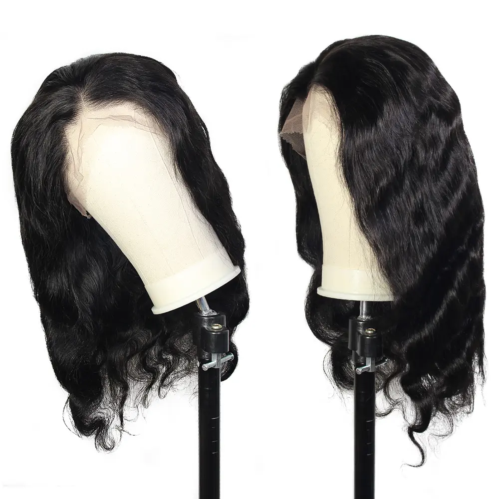 Cheap natural 100% virgin peruvian hair silky straight wave 360 full lace frontal wigs human hair lace front brazilian hair wig