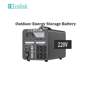 Batería de Iones de Litio, Estación de Energía Portátil de Emergencia de 1000w 1200w 1500w 2000w para Computadora Portátil - Product Image 2