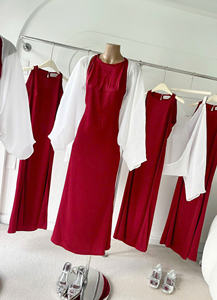 ชุดเดรสยาวผ้าชีฟองระบายอากาศดี คอแบบผูก สายเดี่ยว เรียบหรู ทรงพลิ้วสวย สไตล์ลำลองเก๋ไก๋ สำหรับผู้หญิง ผ้าโพลีเอสเตอร์ ทรงปกติ - Product Image 4